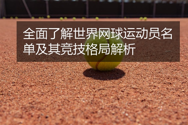全面了解世界网球运动员名单及其竞技格局解析
